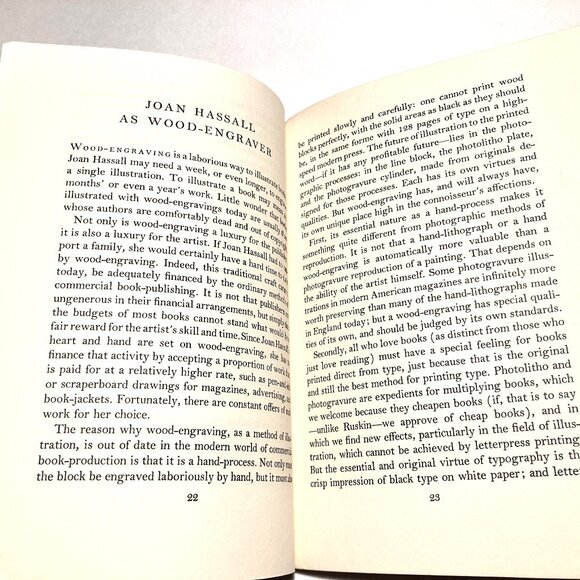 “Wood Engravings of Joan Hassall” w intro by Ruari McLean - Picture 7 of 11